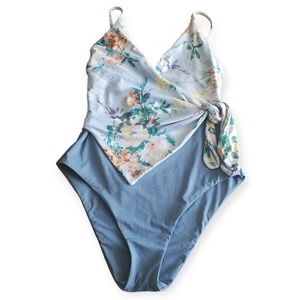 Becca by rebecca virtue floral one piece swimsuit